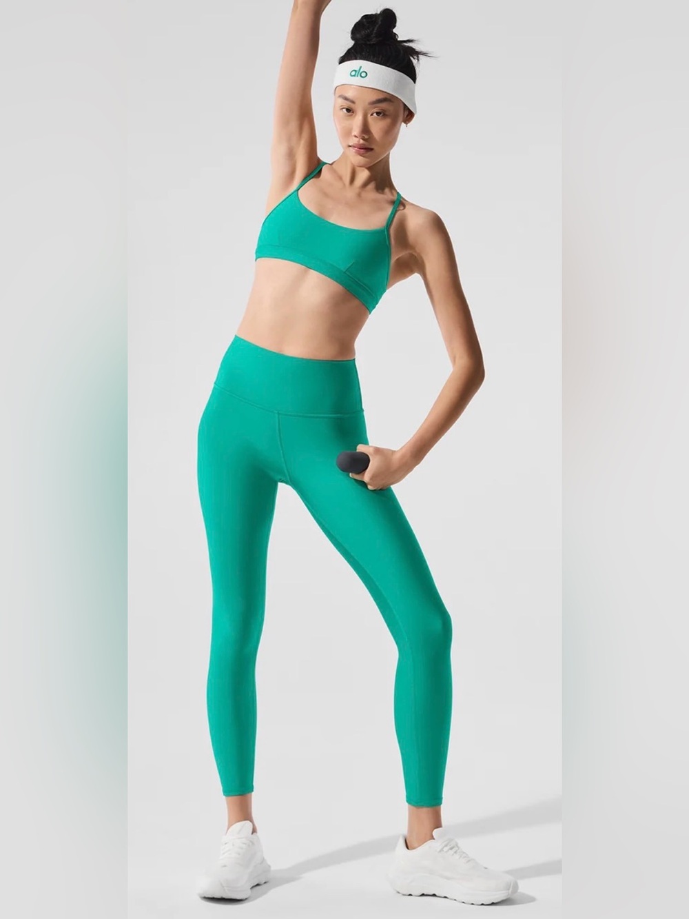 NEW: ALO Yoga 7/8 High-Waist Airlift Legging in Spruce Green XS - Picture 5 of 15